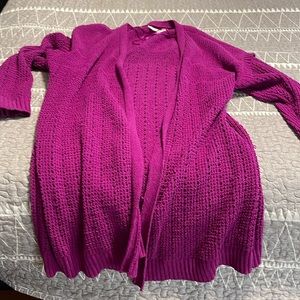 Like brand new. Eyelet cardigan.